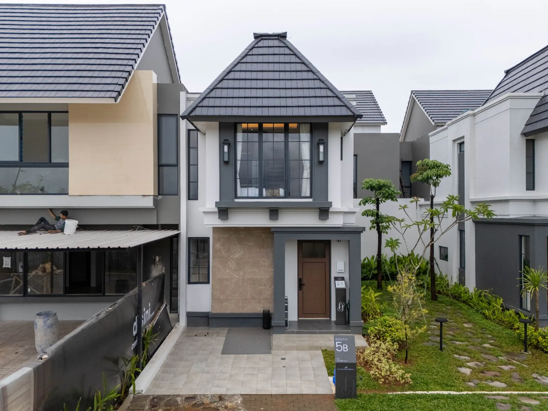 Fasad Rumah Hortis 5A CitraGarden Serpong