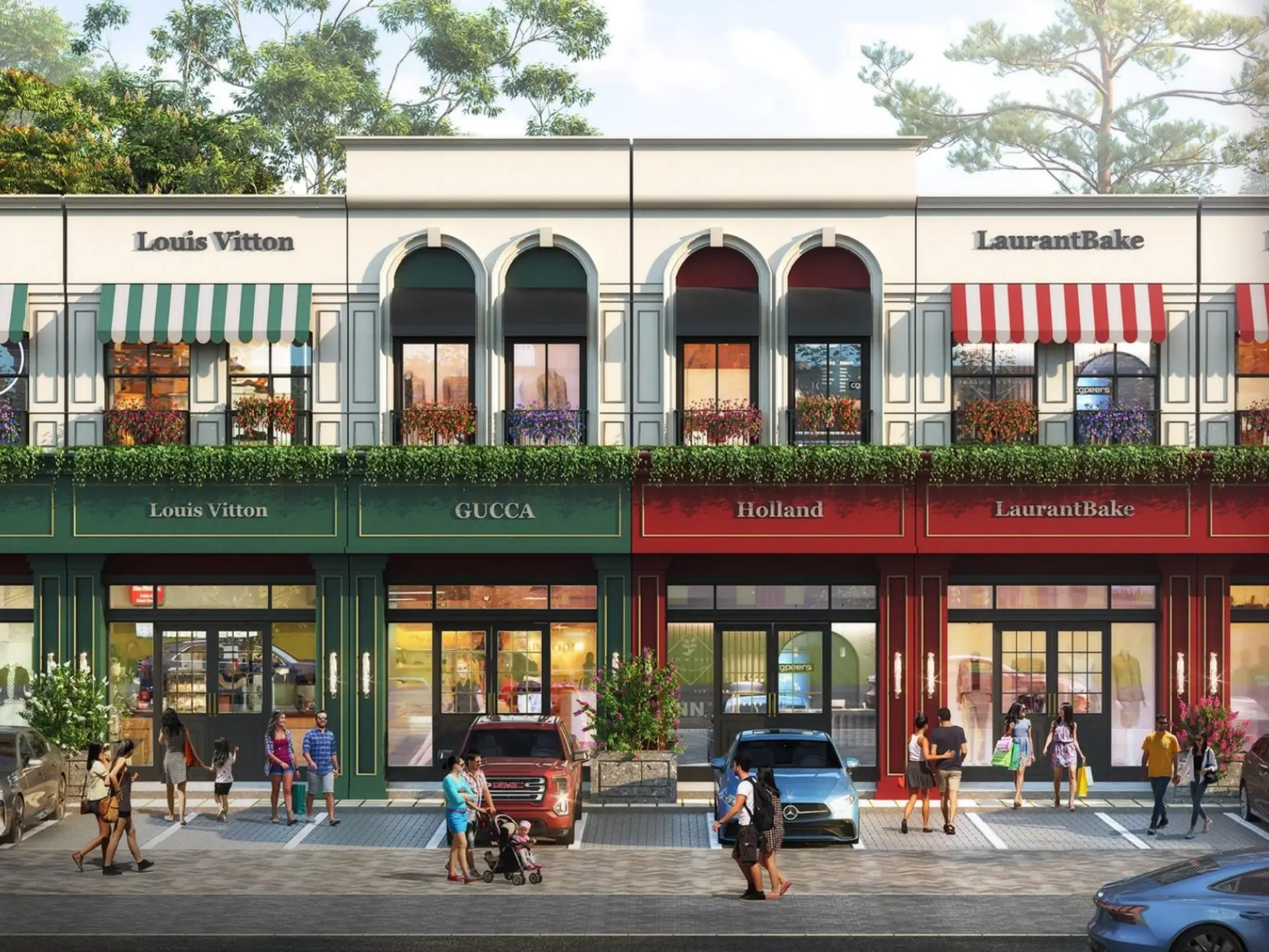 Ruko La Madeleine CitraGarden Serpong — French Classic Commercial