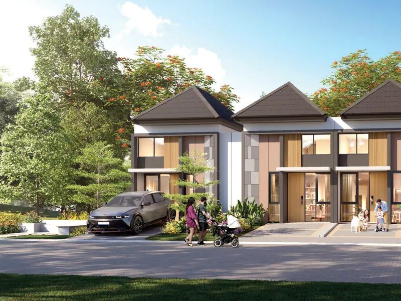 Render rumah Elaia Origin tipe New Origin 5A dan 5B, CitraGarden Serpong