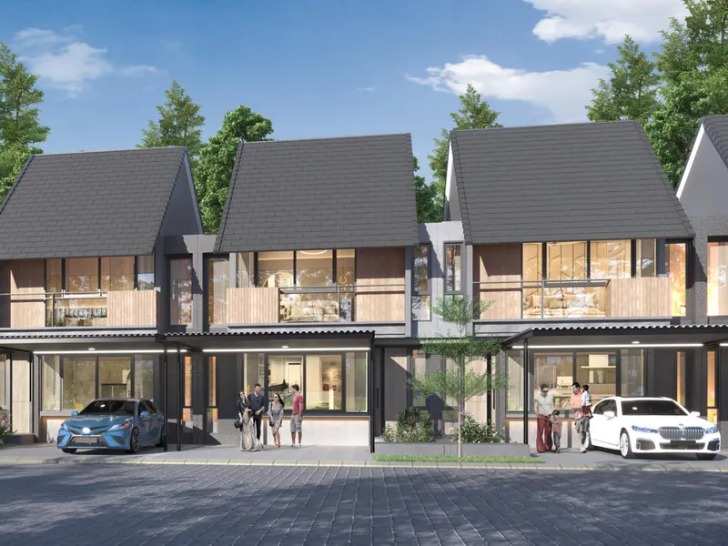 Render rumah Elaia 2 lantai tipe Pure, CitraGarden Serpong
