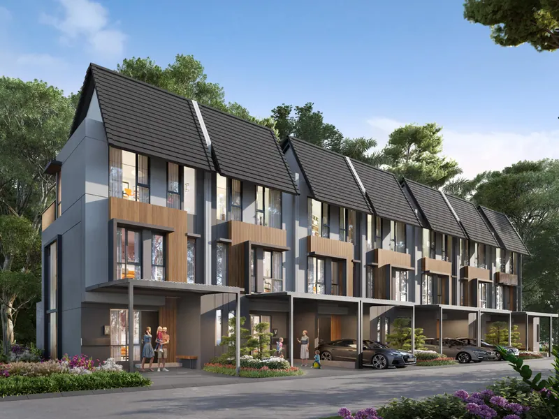 Render rumah Elaia Ultimate tipe 8, CitraGarden Serpong