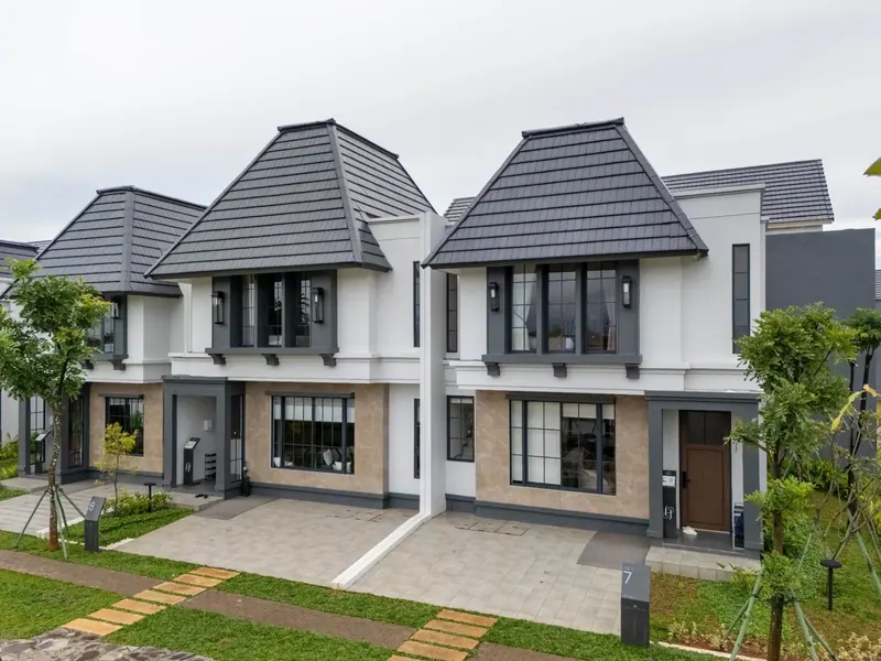 Fasad rumah Hortis, CitraGarden Serpong