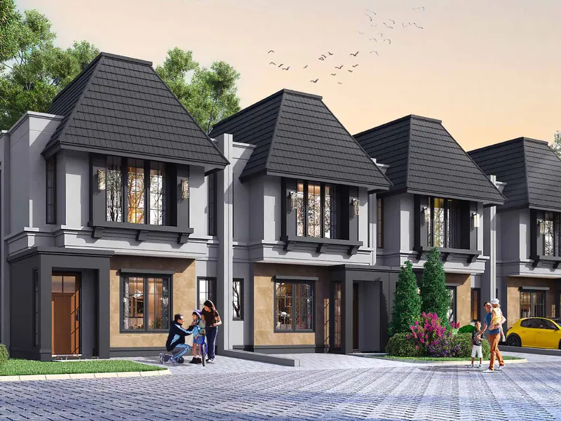 Render rumah Jorvis Garden Home, CitraGarden Serpong