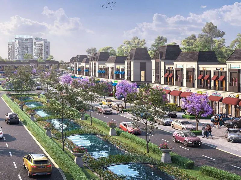 Render Main Boulevard, lokasi kavling komersial CitraGarden Serpong